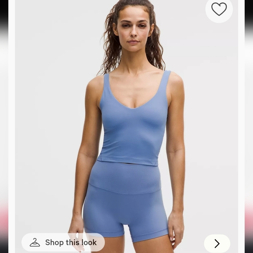 Lululemon Top Womens 4 Blue Align Tank Light Support A/B Cup Sleeveless Yoga